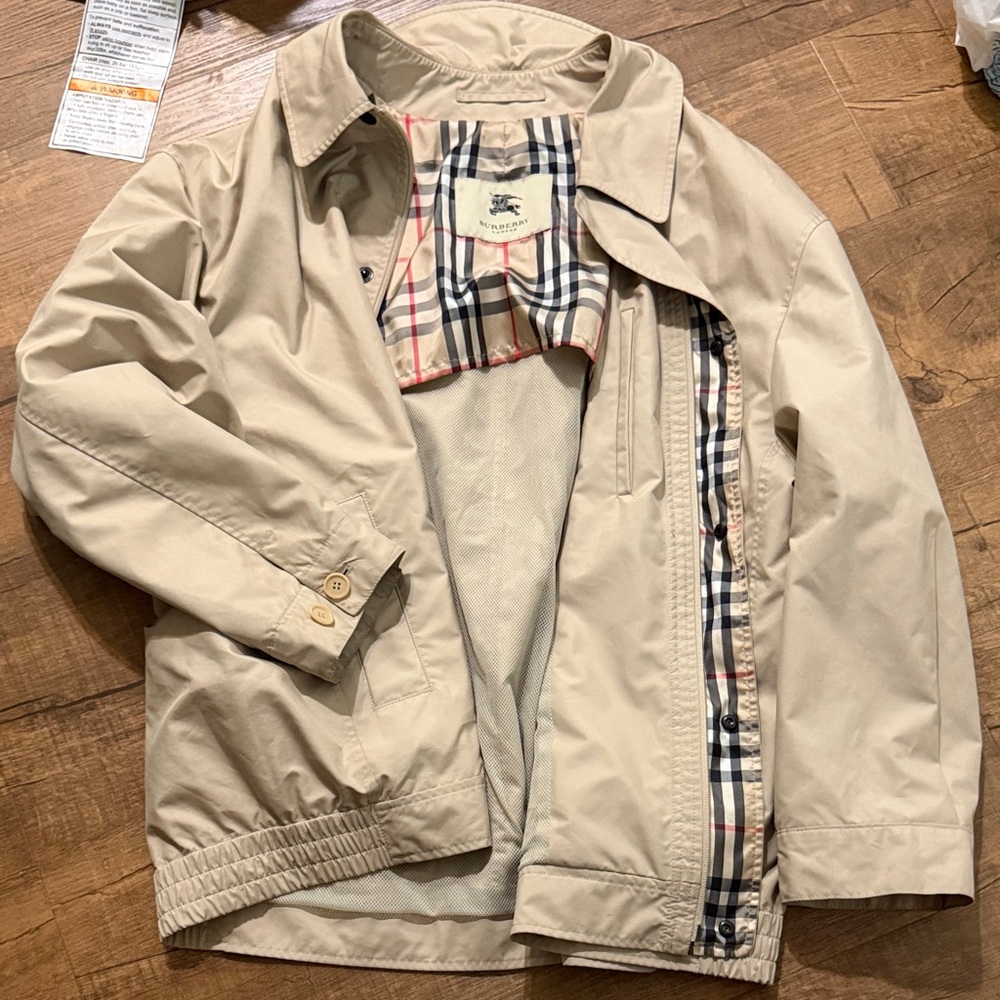 Burberry Tan Men's Lightweight Jacket